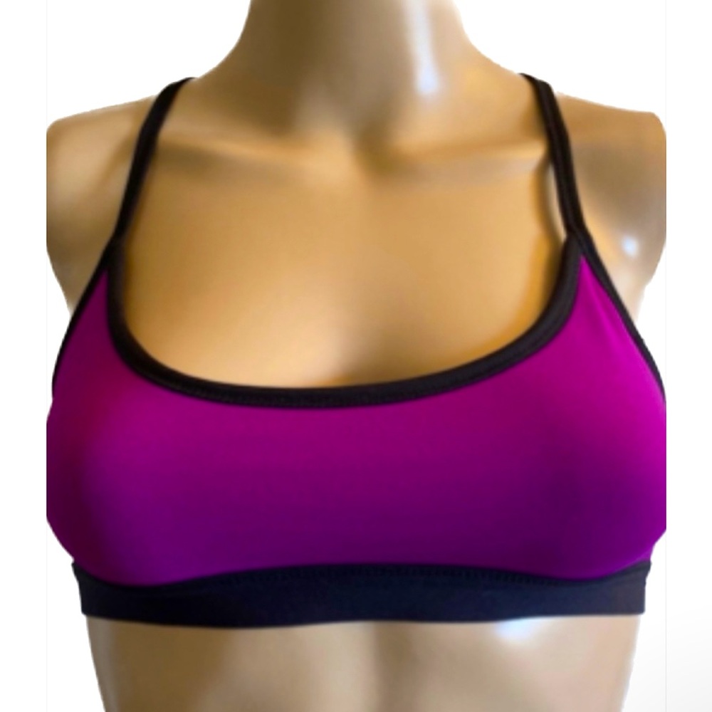 Fabletics Multi Colored Reversible Sports Bra Siz… - image 2